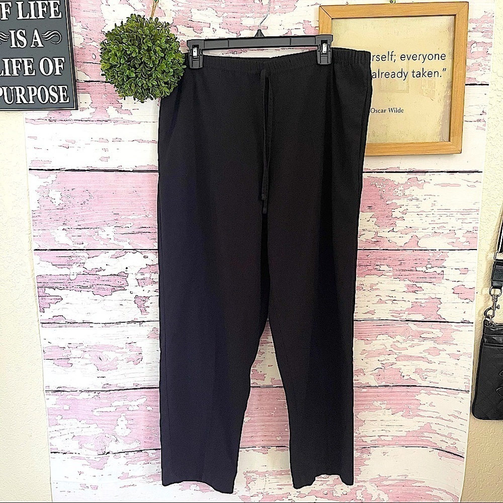 VINTAGE C.M SHAPES Petites Drawstring Pants Large